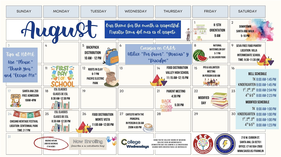 August Month